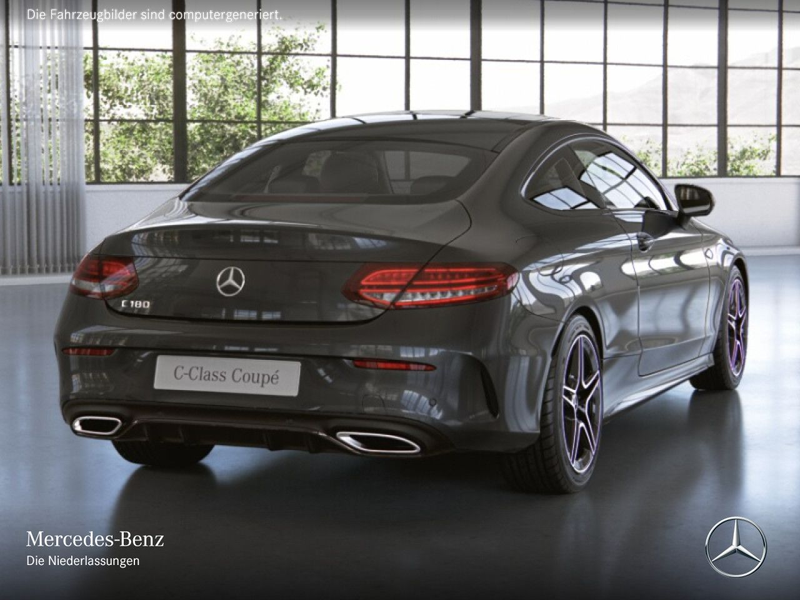 Mercedes-Benz C 180 Coupé AMG+NIGHT+PANO+LED+KAMERA+SPUR+TOTW — photo 5