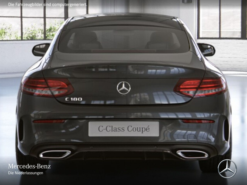 Mercedes-Benz C 180 Coupé AMG+NIGHT+PANO+LED+KAMERA+SPUR+TOTW — photo 9