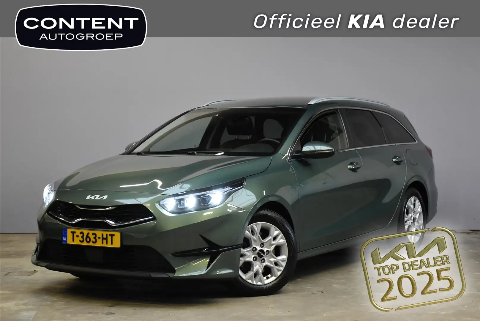 Kia Ceed SW / cee'd SW 1.0 T-GDi 120pk MHEV DCT7 DynamicPlusLine AUTOMAAT Groen - 1