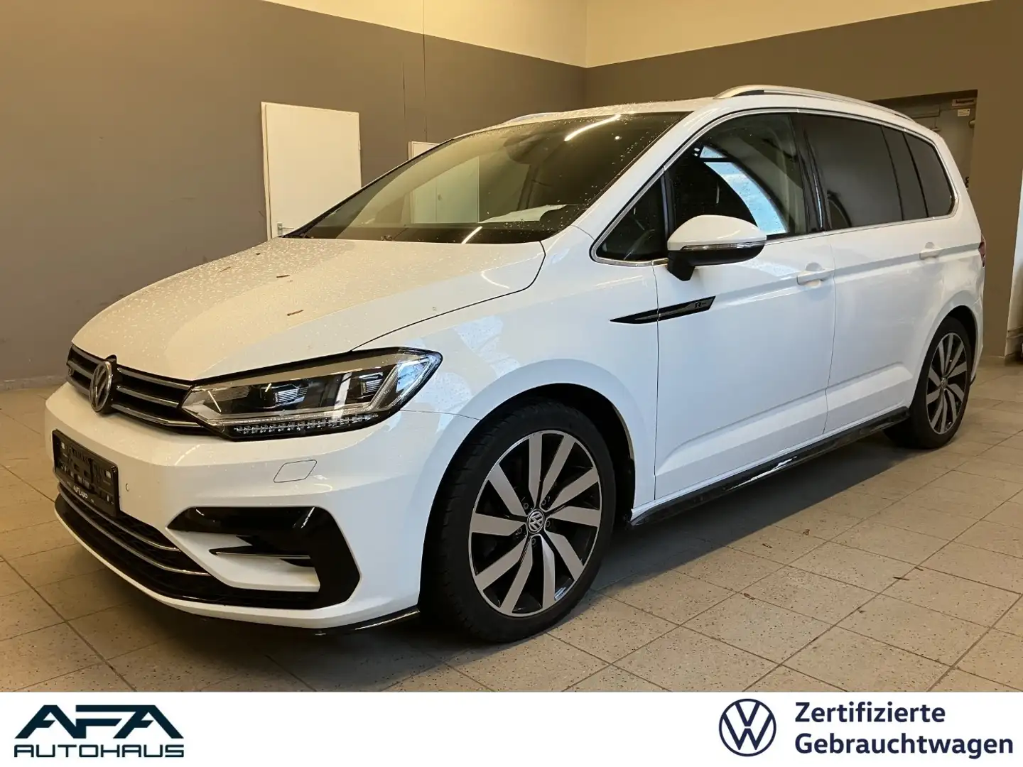 Volkswagen Touran 1.8 TSI Highline DSG R-Line*AHK*RFK*LED*Pano*7Sitz Weiß - 1