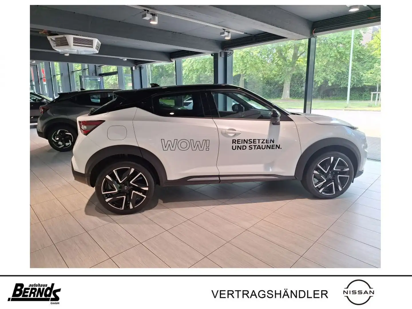 Nissan Juke 1.0 DIG-T N-Design TECHNOLOGIE-PAKET R-KAM NAVI Blanc - 2