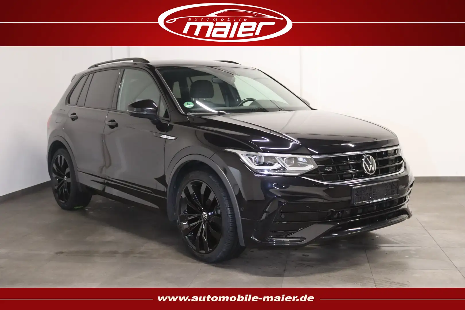 Volkswagen Tiguan 2.0 TDI R-Line Black-VIRT-NAV-ACC-IQ-SIDE Nero - 1