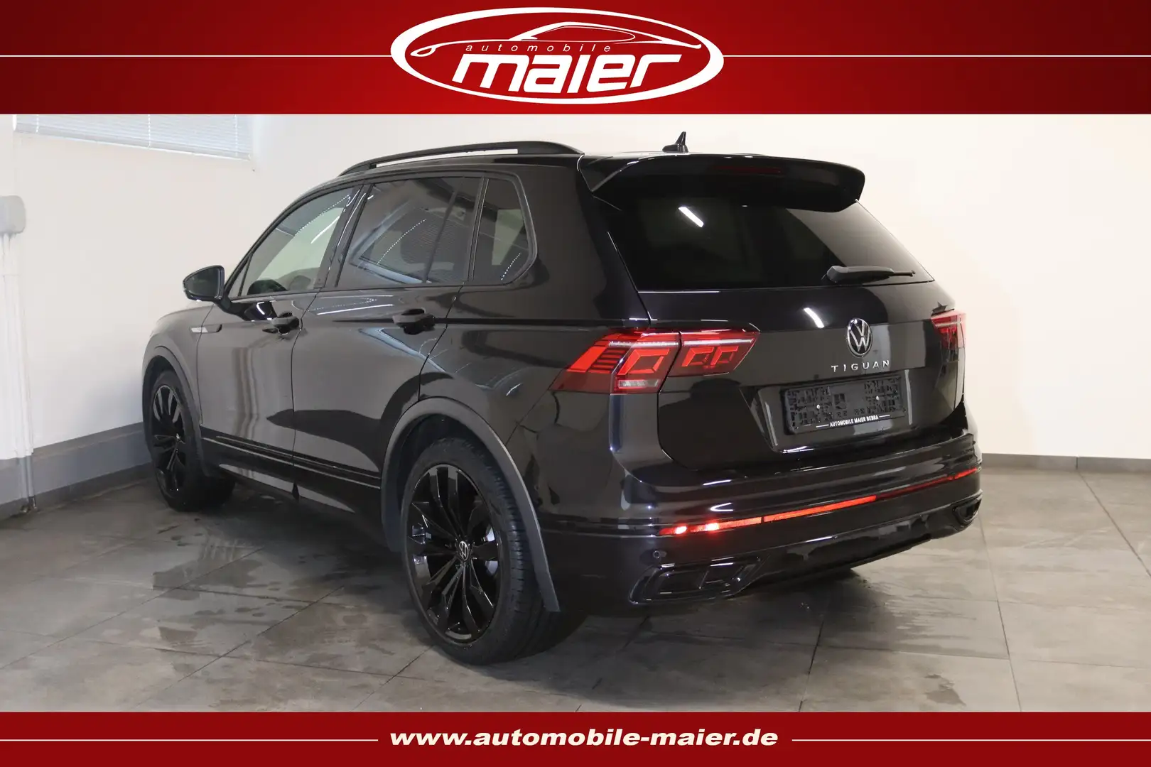 Volkswagen Tiguan 2.0 TDI R-Line Black-VIRT-NAV-ACC-IQ-SIDE Nero - 2
