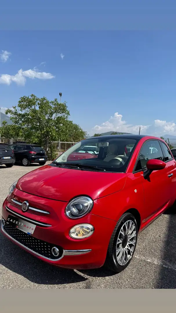 Fiat 500 500 1.2 Lounge 69cv my20 Rouge - 2