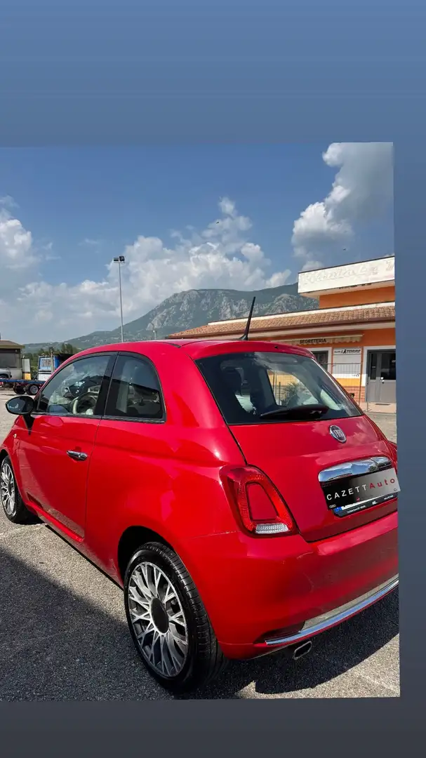 Fiat 500 500 1.2 Lounge 69cv my20 Rouge - 1