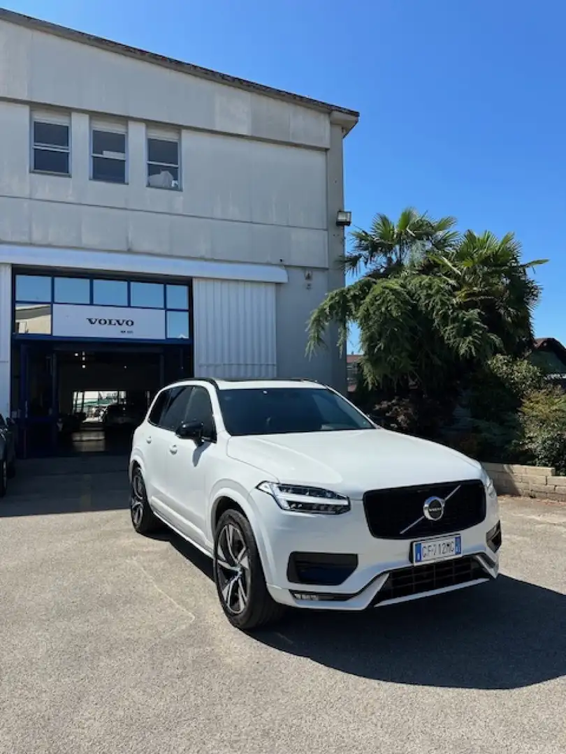 Volvo XC90 B5 (d) AWD Geartronic R-design Bianco - 1