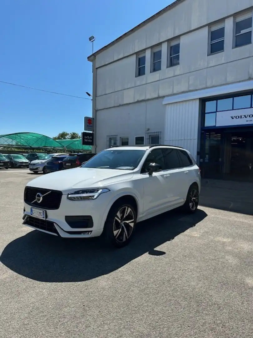 Volvo XC90 B5 (d) AWD Geartronic R-design Bianco - 2