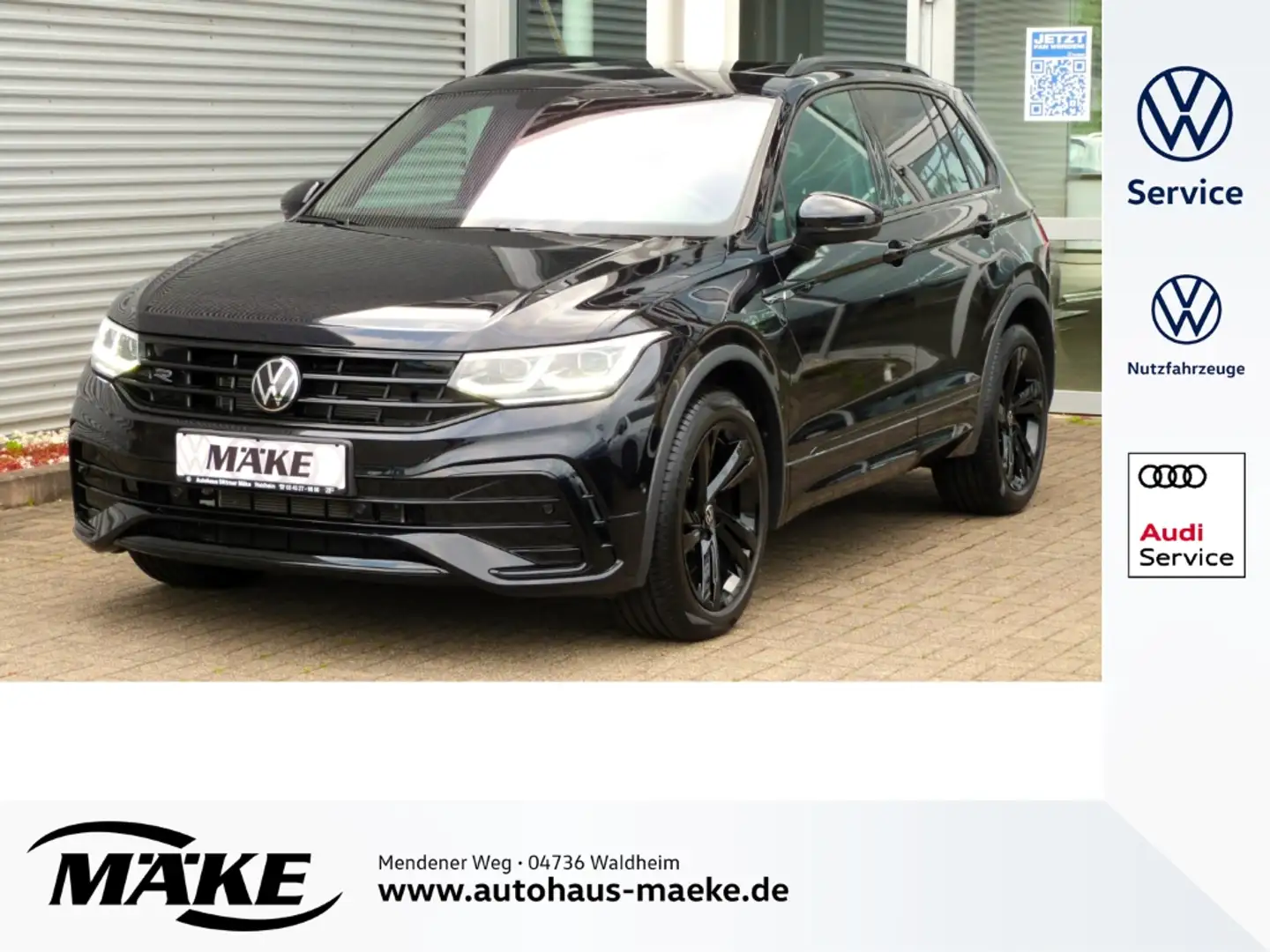 Volkswagen Tiguan 2.0 TSI DSG, R-Line, 4Motion, LED-Matrix Schwarz - 1