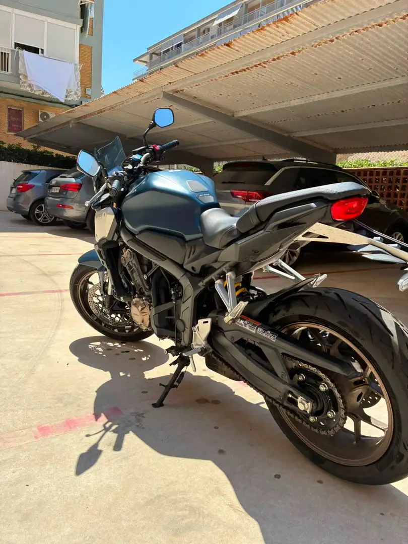 Honda CB 650 R (CB650RA ABS) 2021 - 13.336 km reales - ITV 2027 - Siempre en garaje Azul - 1