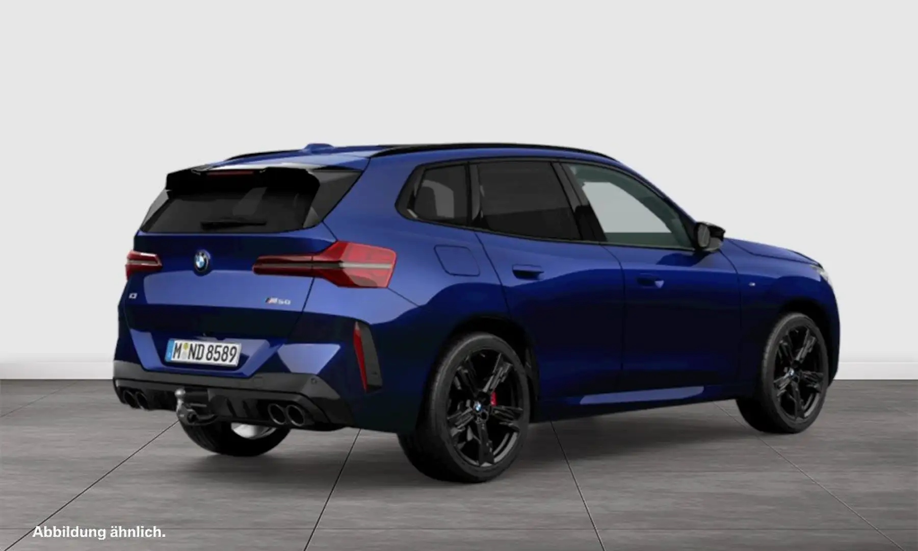 BMW X3 M 50 xDrive M-SPORT PRO PANO AHK 21'' H/K HEAD UP Blauw - 2