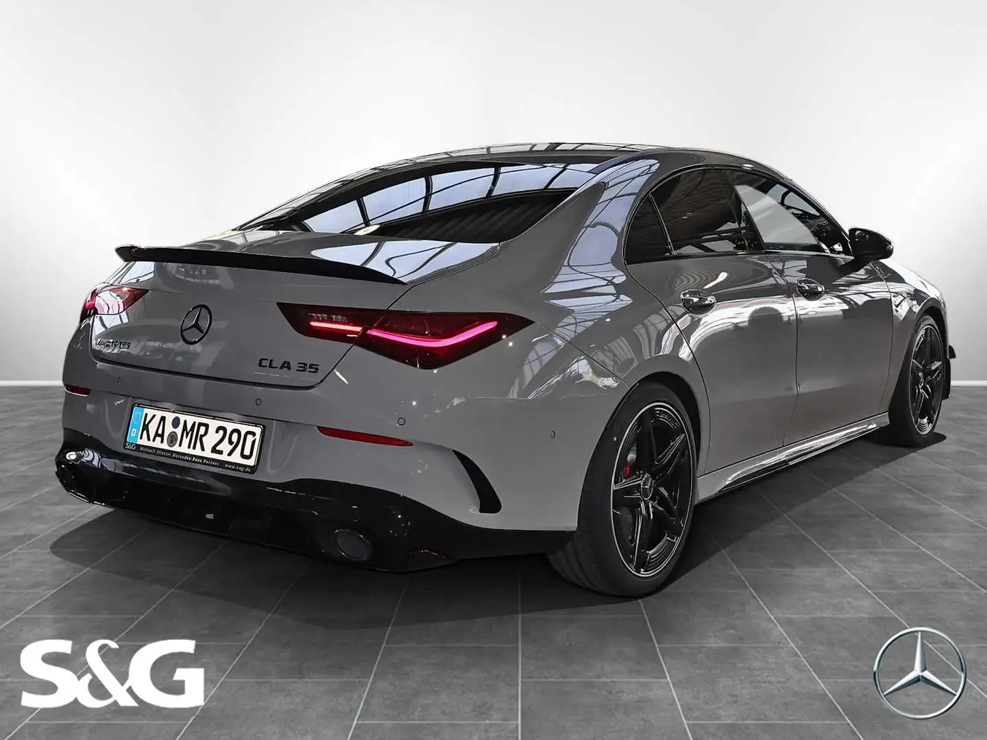 Mercedes-Benz CLA 35 AMG 4M Coupé MBUX+RüKam+M-LED+Pano+Distro Grau - 2