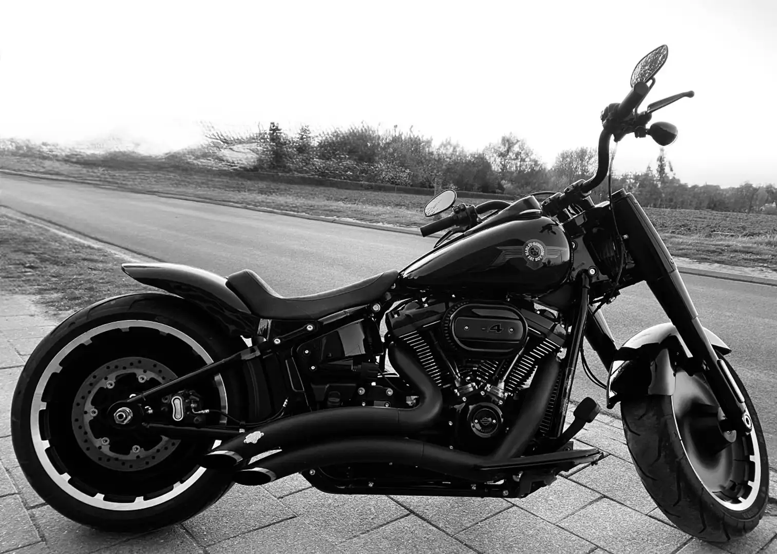 Harley-Davidson Fat Boy HARLEY FAT BOY 30 TH anniversaire 1120/2500 Noir - 1