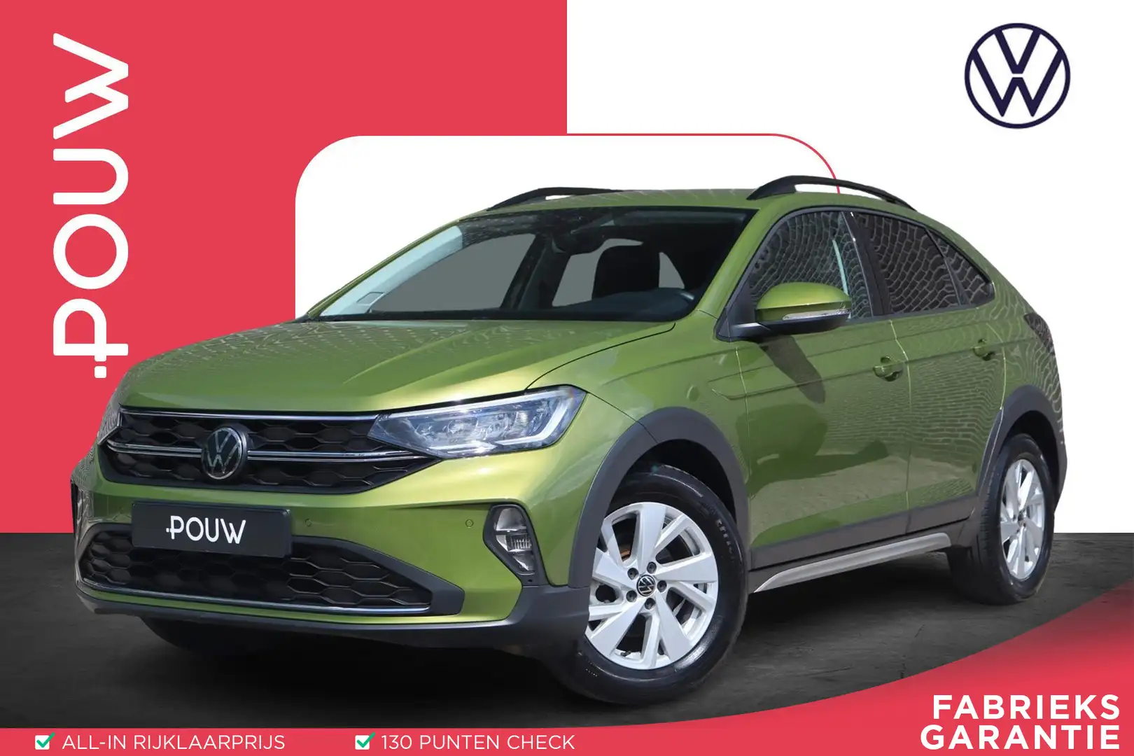Volkswagen Taigo 1.0 TSI 95pk Life | App Connect Navigatie | Parkee Groen - 1