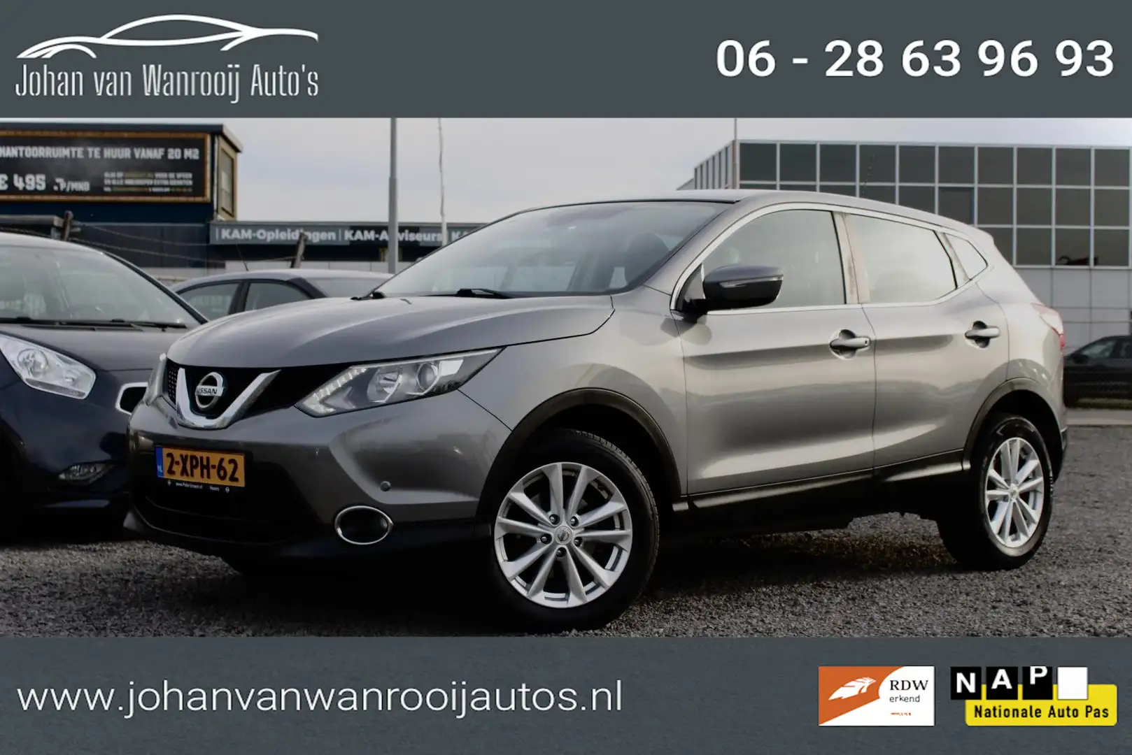 Nissan Qashqai 1.2 Acenta/AIRCO/CRUISE/NW APK Grijs - 1