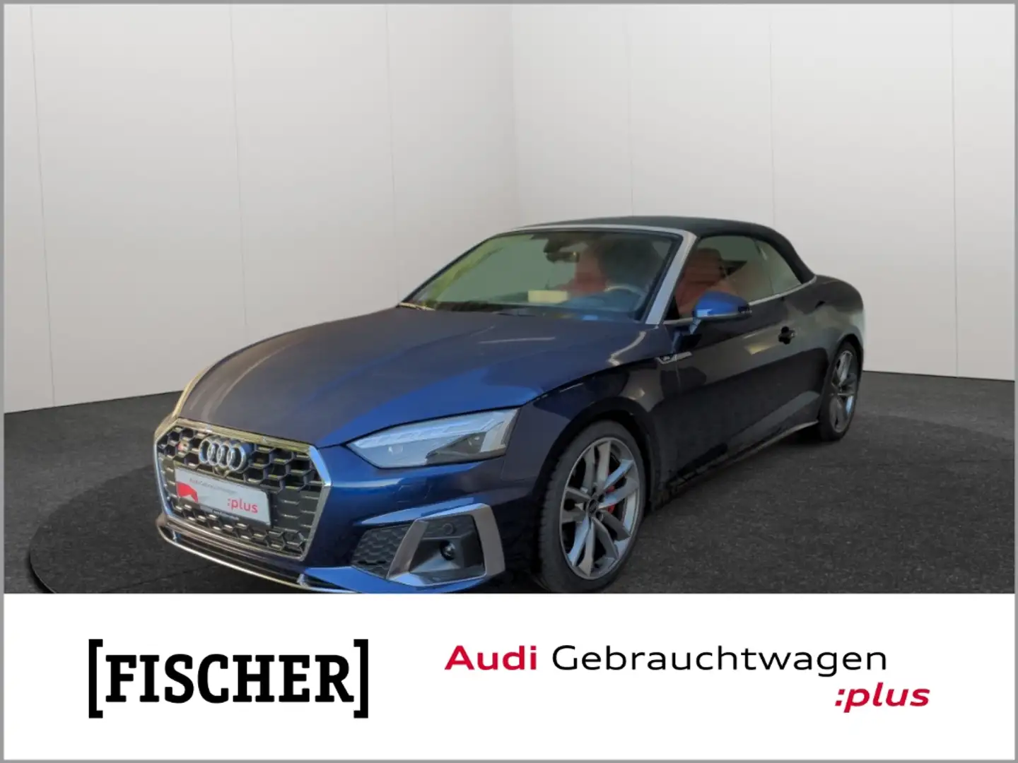 Audi S5 Cabriolet TFSI quattro Matrix AHK Navi HUD B&O 360 Bleu - 1