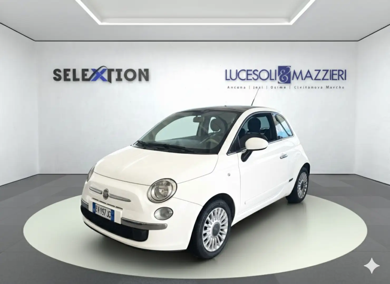 Fiat 500 (2007-2016) - 500 1.2 Lounge Bianco - 1