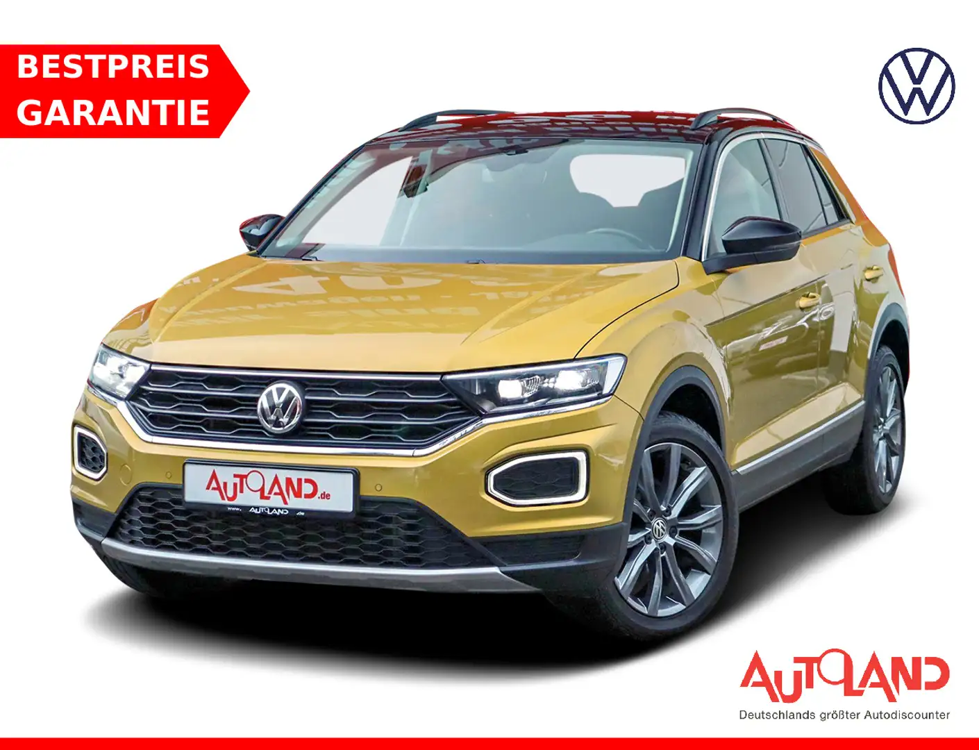 Volkswagen T-Roc 1.5 TSI Style DSG LED Navi AHK Sitzheizung Jaune - 1