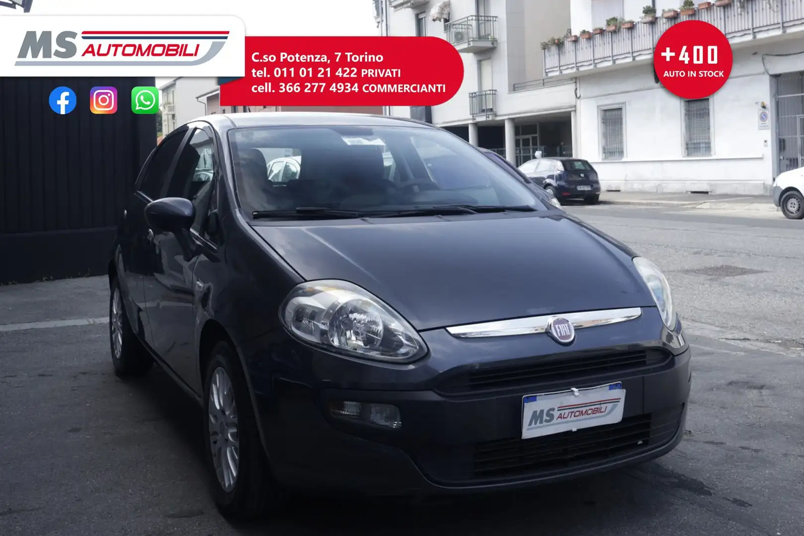 Fiat Punto Evo FIAT Punto Evo 1.3 Mjt 95 CV DPF 5 porte S&S Emot Nero - 1