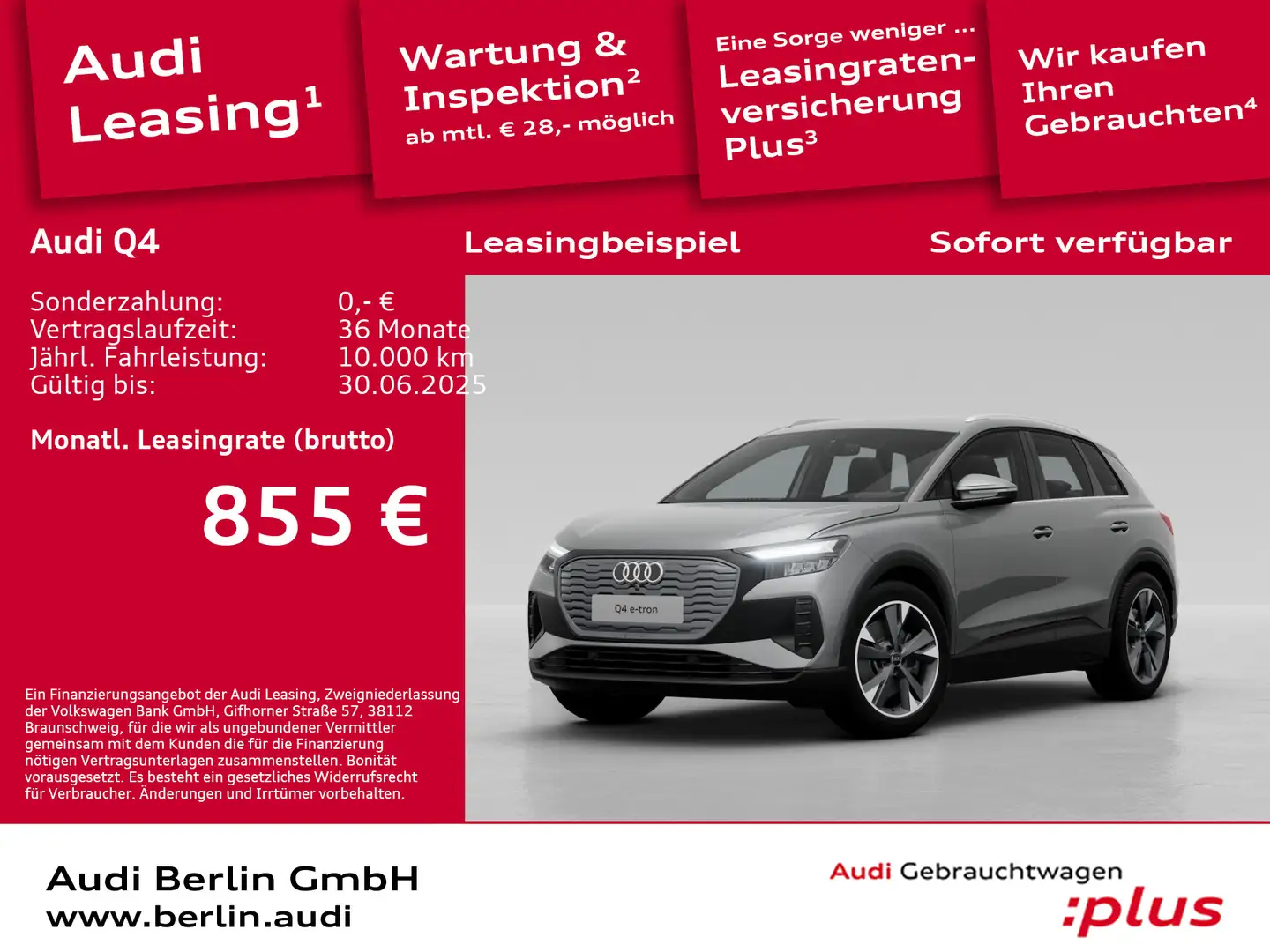 Audi 45 e-tron quattro 210 kW Grau - 1