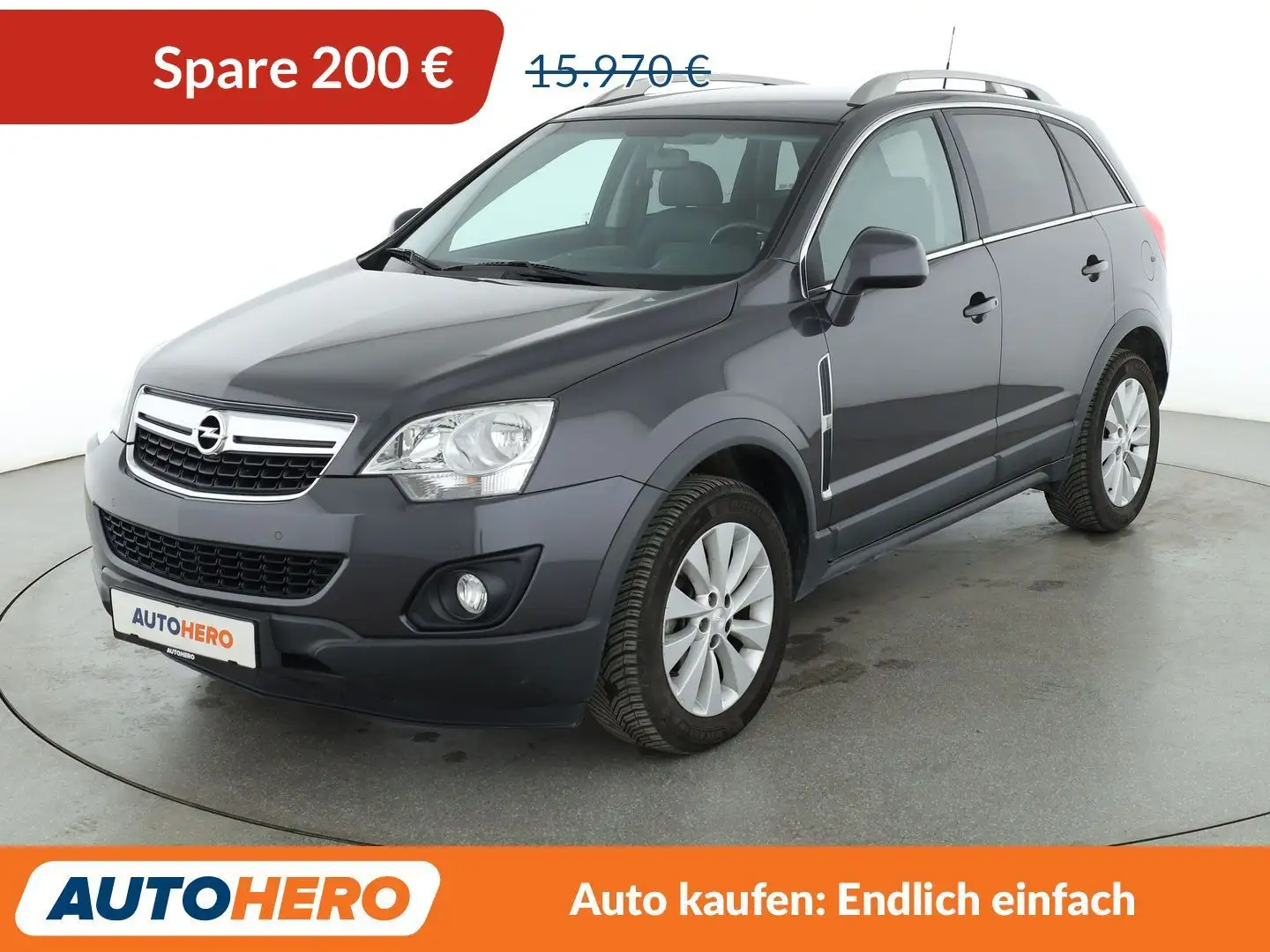 Opel Antara 2.2 CDTI Style 4x4 Aut.*PDC*SHZ*KLIMA*GARANTIE* Grau - 1