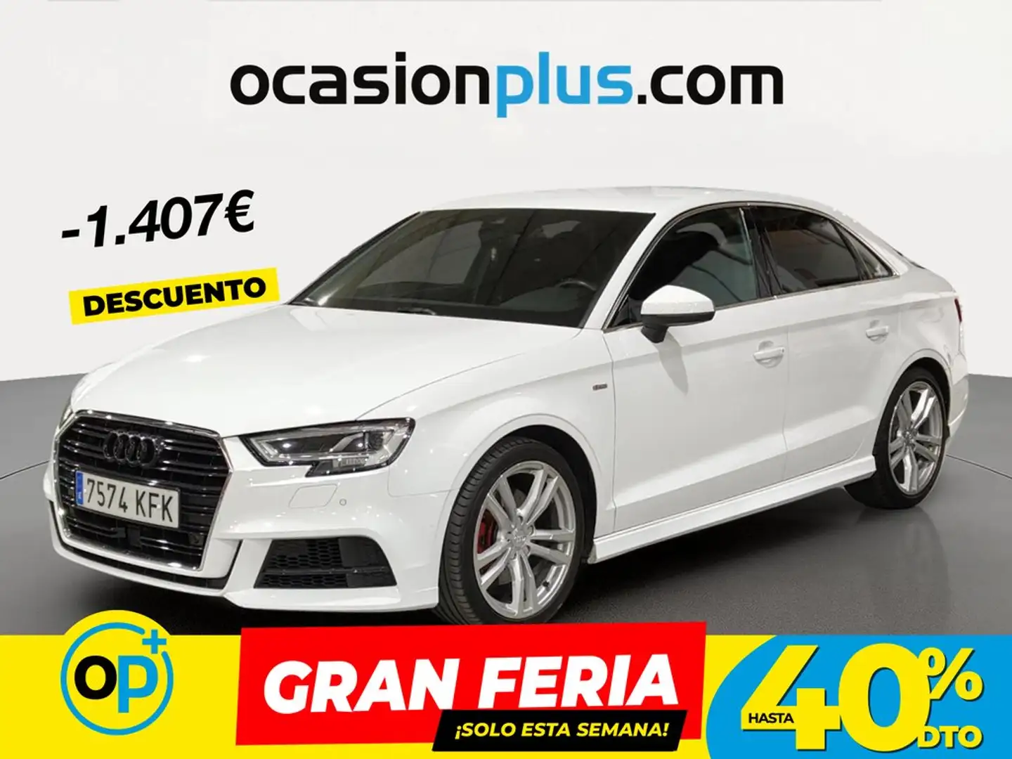Audi A3 Sedán 1.5 TFSI COD EVO S line S-T 110kW Blanco - 1