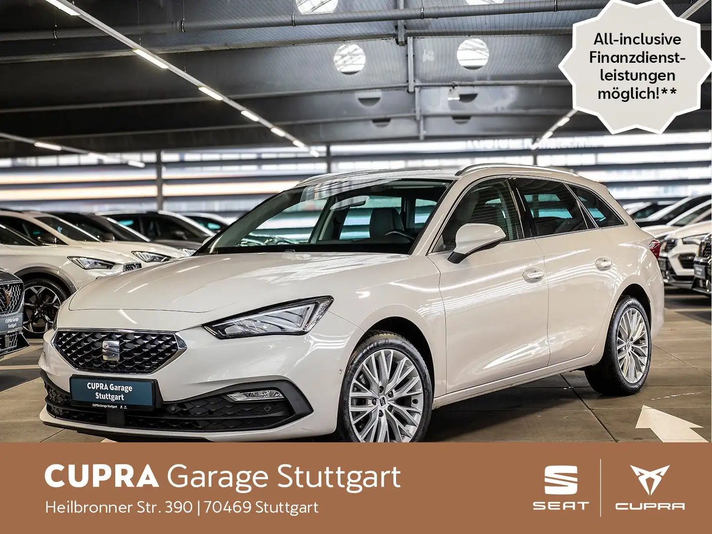 SEAT Leon Sportstourer 1.5 eTSI Xcellence DSG 110 kW Weiß - 1