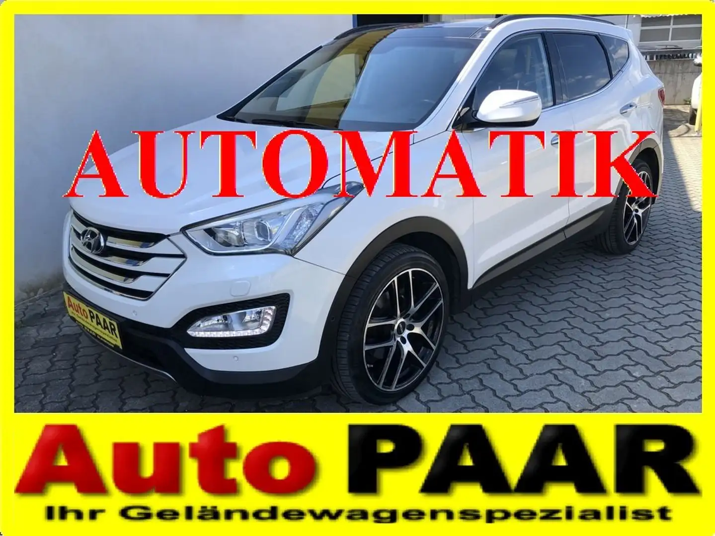 Hyundai SANTA FE 2,2 CRDi Style Aut. *** VOLLAUSSTATTUNG !!! Weiß - 1