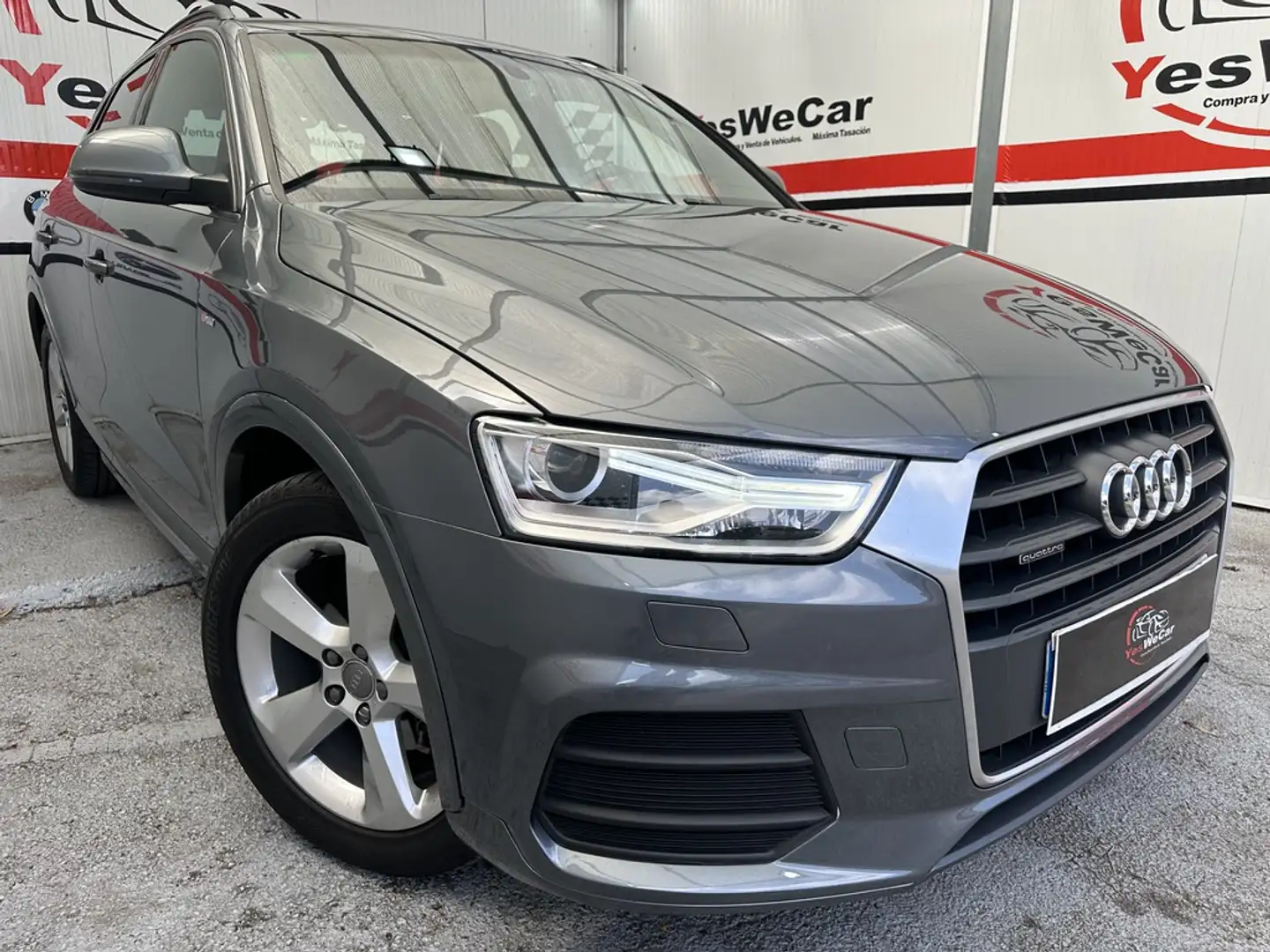 Audi Q3 2.0TDI quattro S tronic 135kW Gris - 1