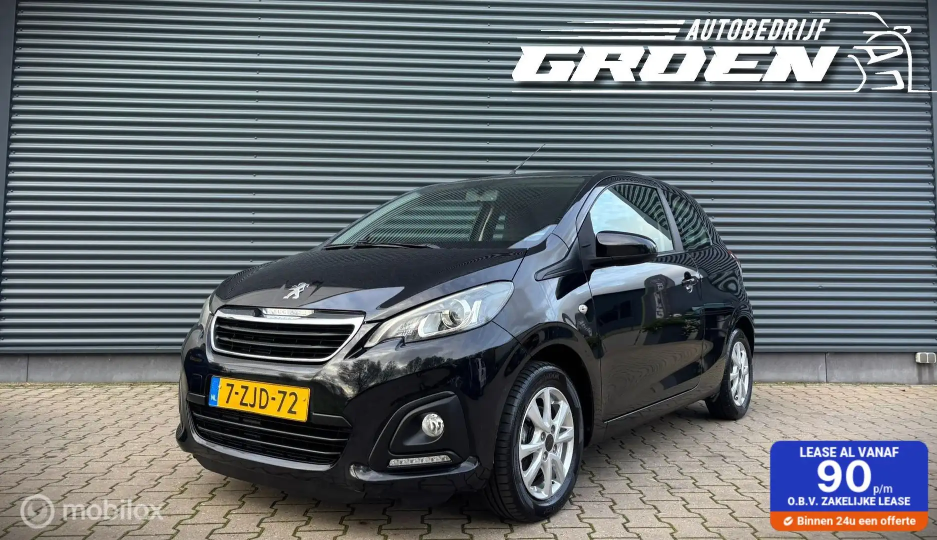 Peugeot 108 1.0 e-VTi Active AIRCO|GARANTIE| Noir - 1