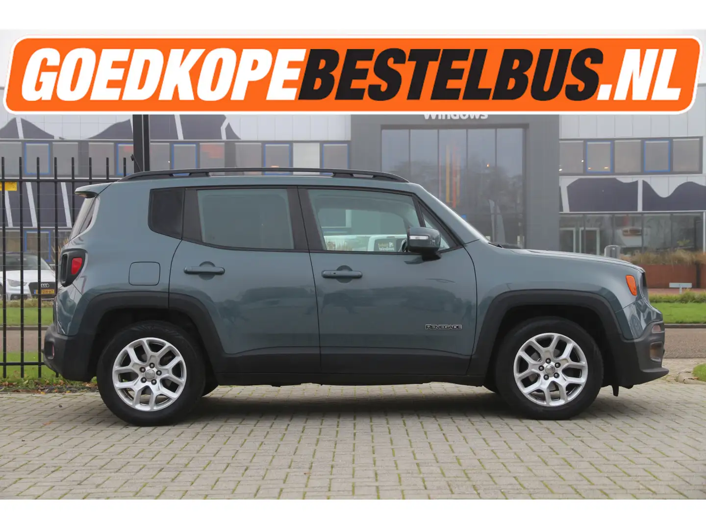 Jeep Renegade 1.6 MultiJet 120PK / Grijs kenteken / Euro 6 / Cru Gris - 1
