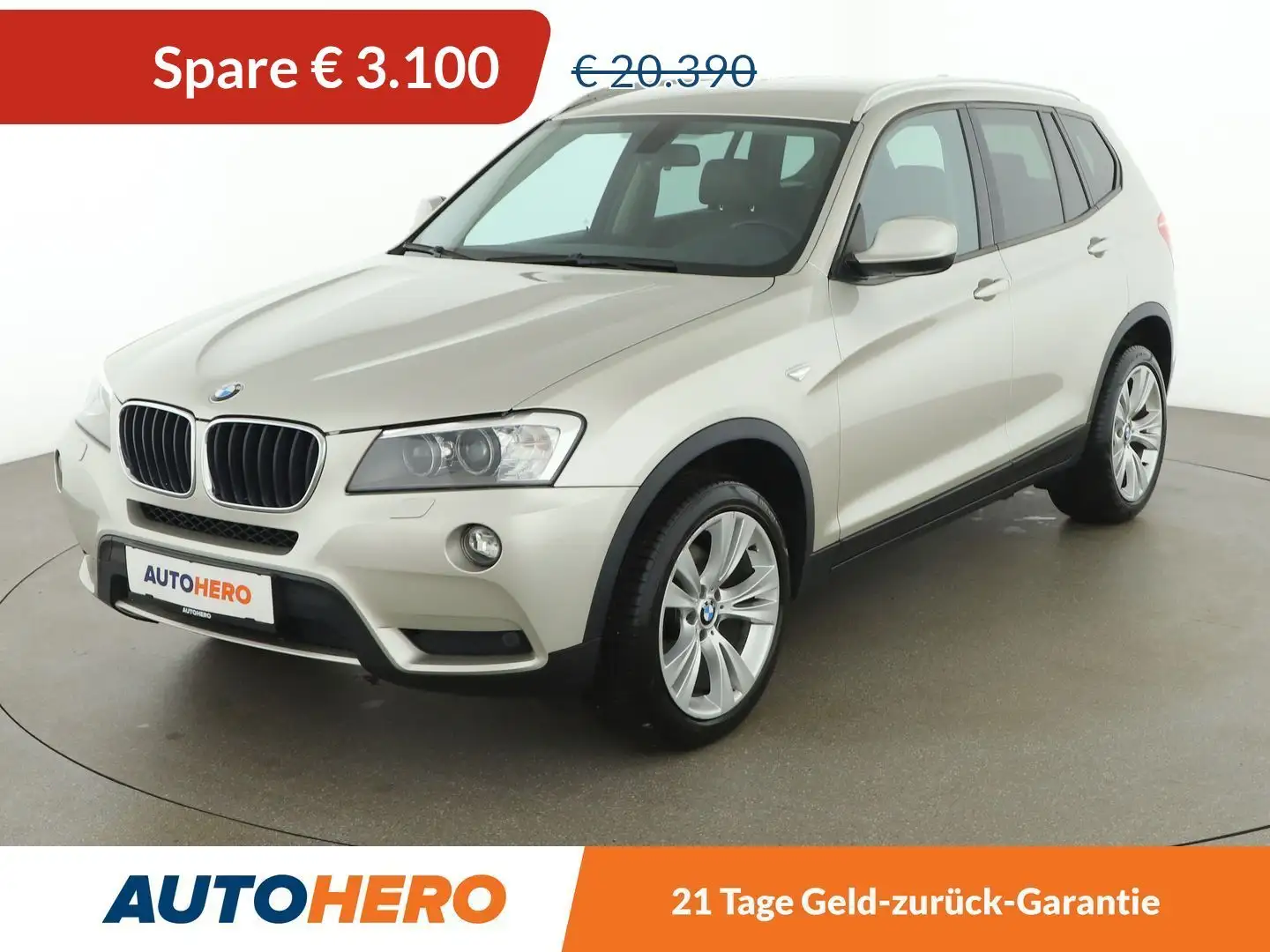 BMW X3 xDrive 20d Aut. *XENON*TEMPO*NAVI*CAM*SHZ*AHECK* Grijs - 1
