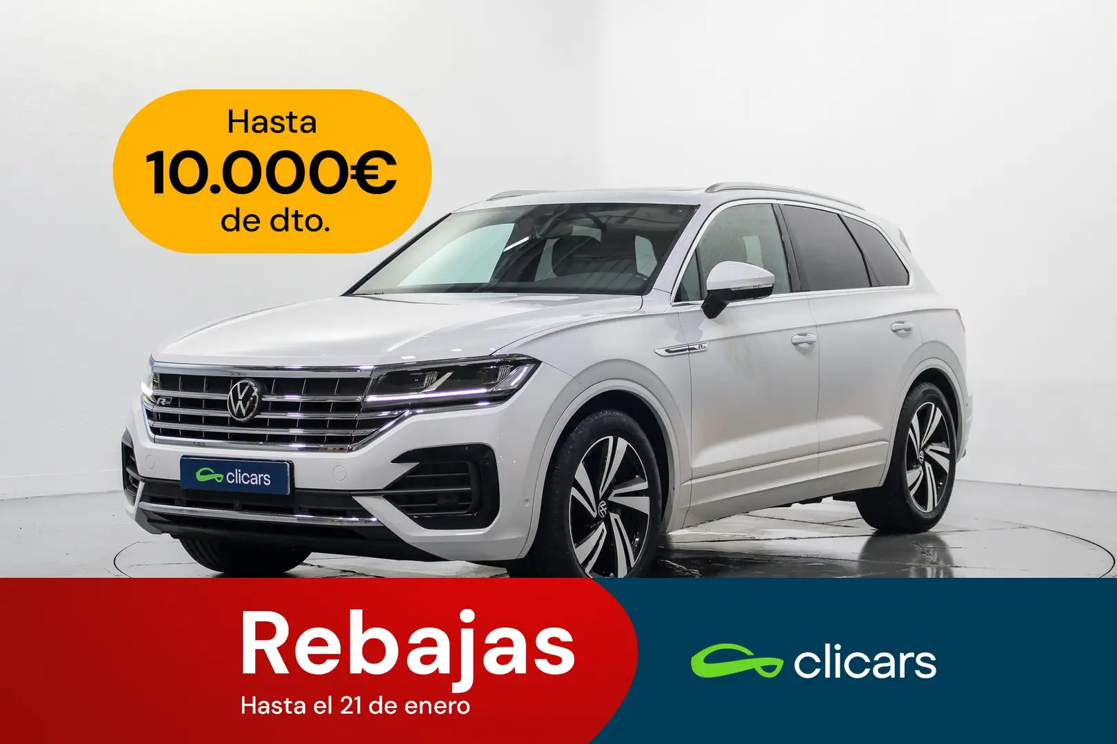 Volkswagen Touareg 3.0TDI V6 R-Line Tiptronic 4Motion 170kW Blanc - 1