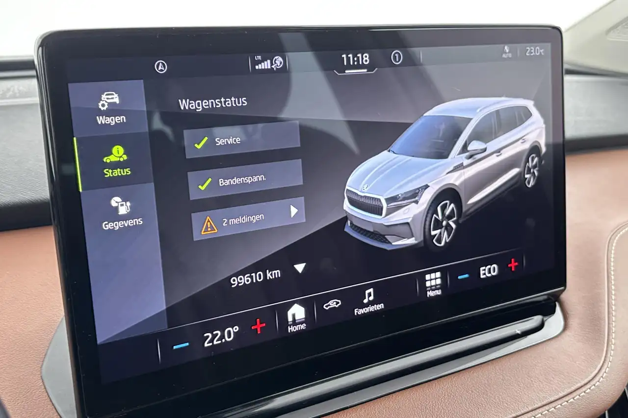Skoda Enyaq iV 80 Volledig elektrisch en rijk aan comfort, миниатюра 16