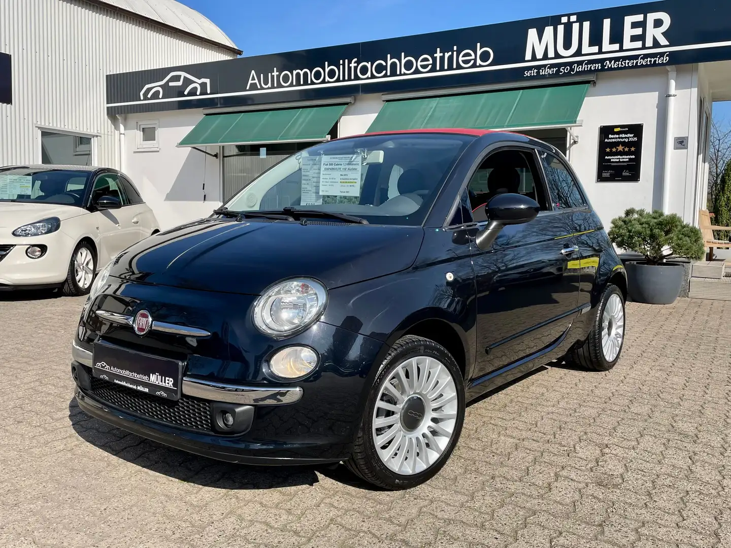 Fiat 500 500 C 1.2 Klimatronic!+Parktronic+Bluetooth+16"Alu Schwarz - 1