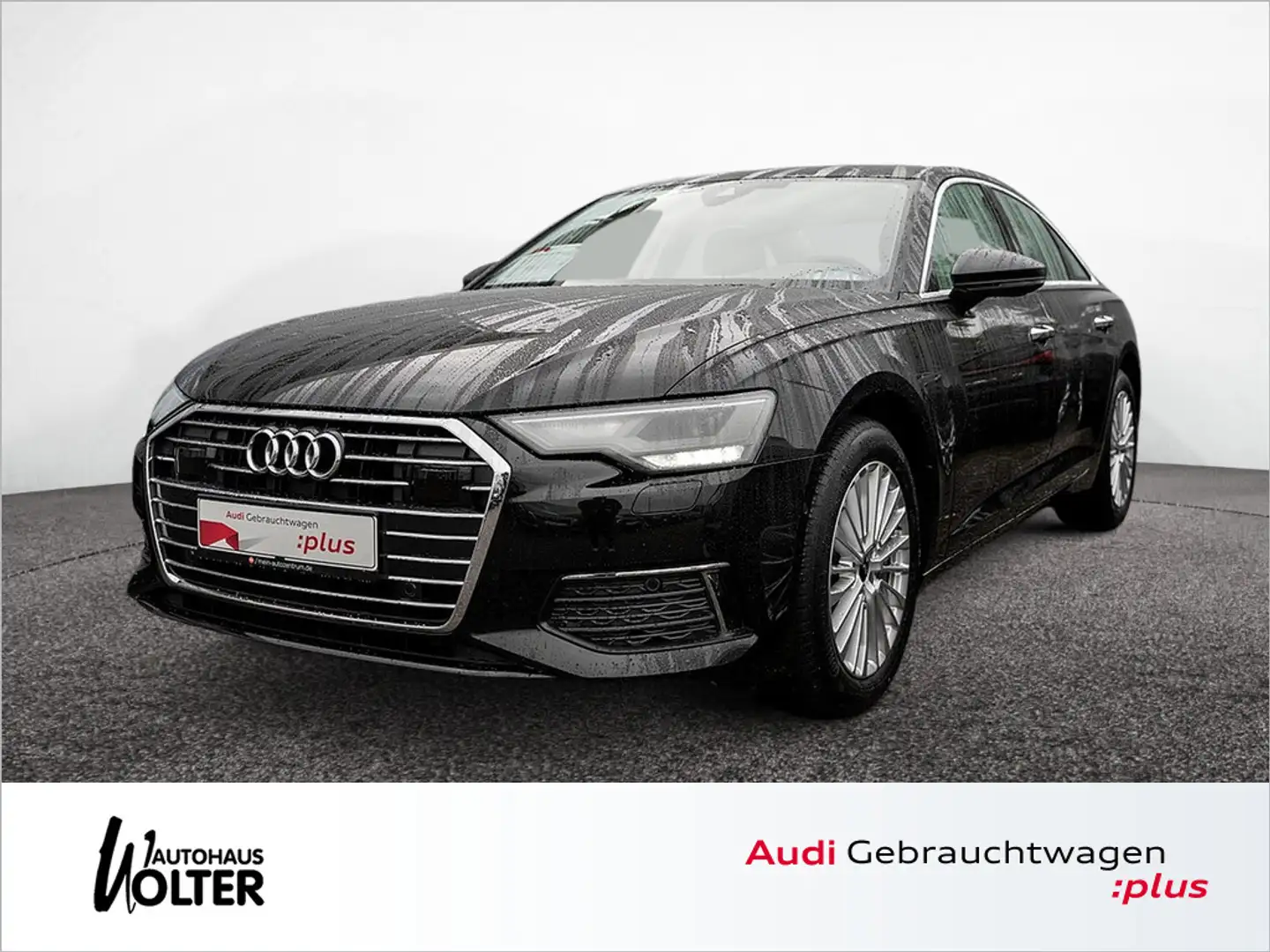 Audi A6 40 TDI design NAVI LEDER KAM ACC Schwarz - 1
