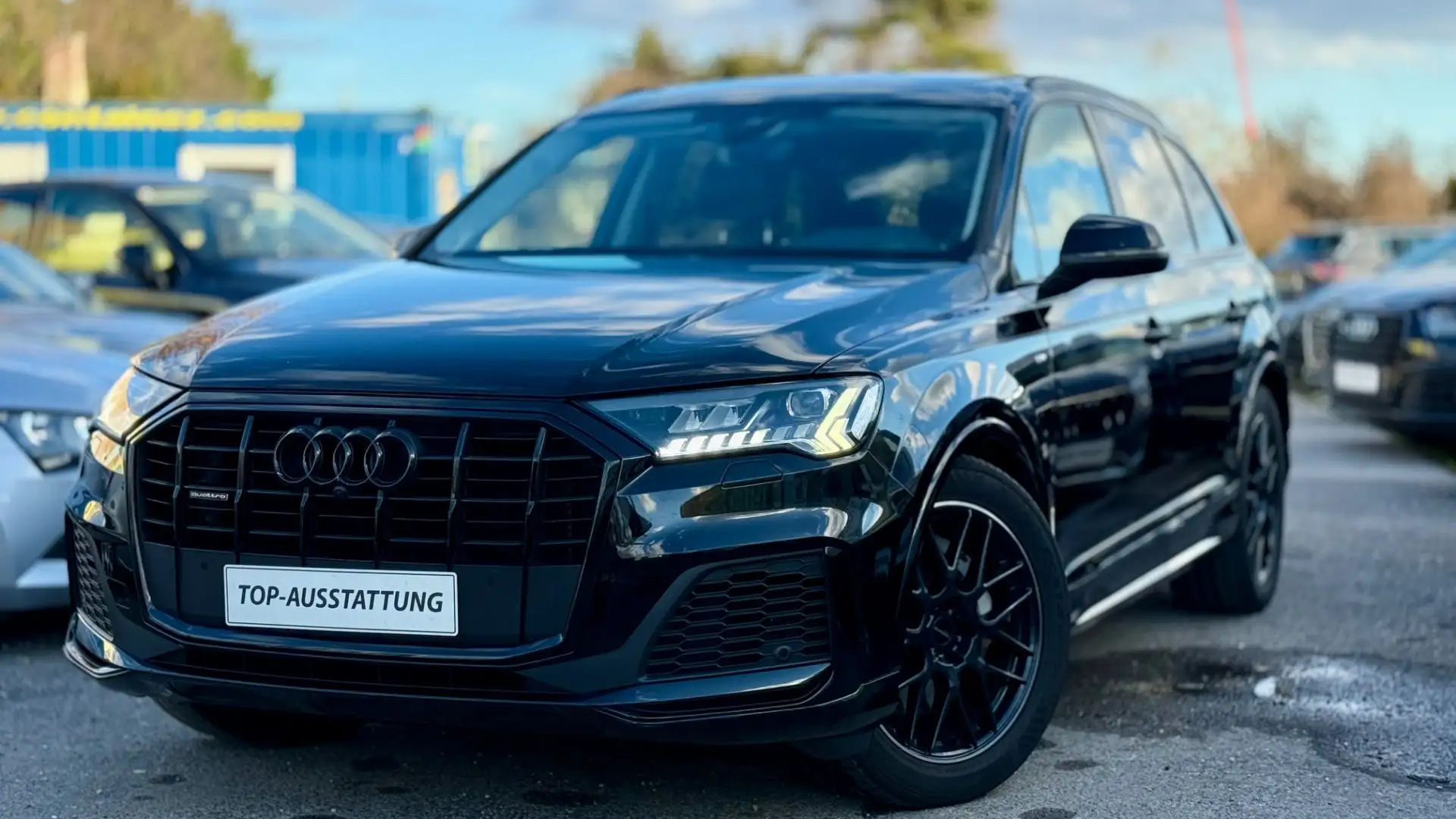 Audi Q7 45 TDI S-line *7-Sitzer +Viele Extras Black Line Schwarz - 1