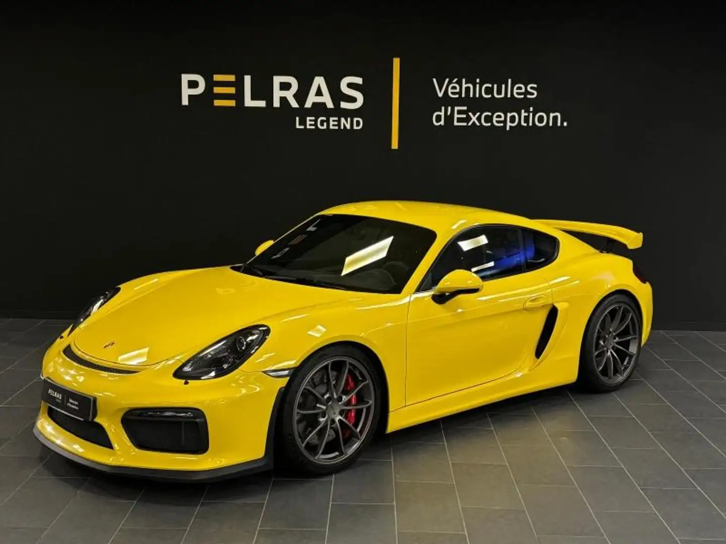 Porsche Cayman 3.8 385ch GT4 Jaune - 1