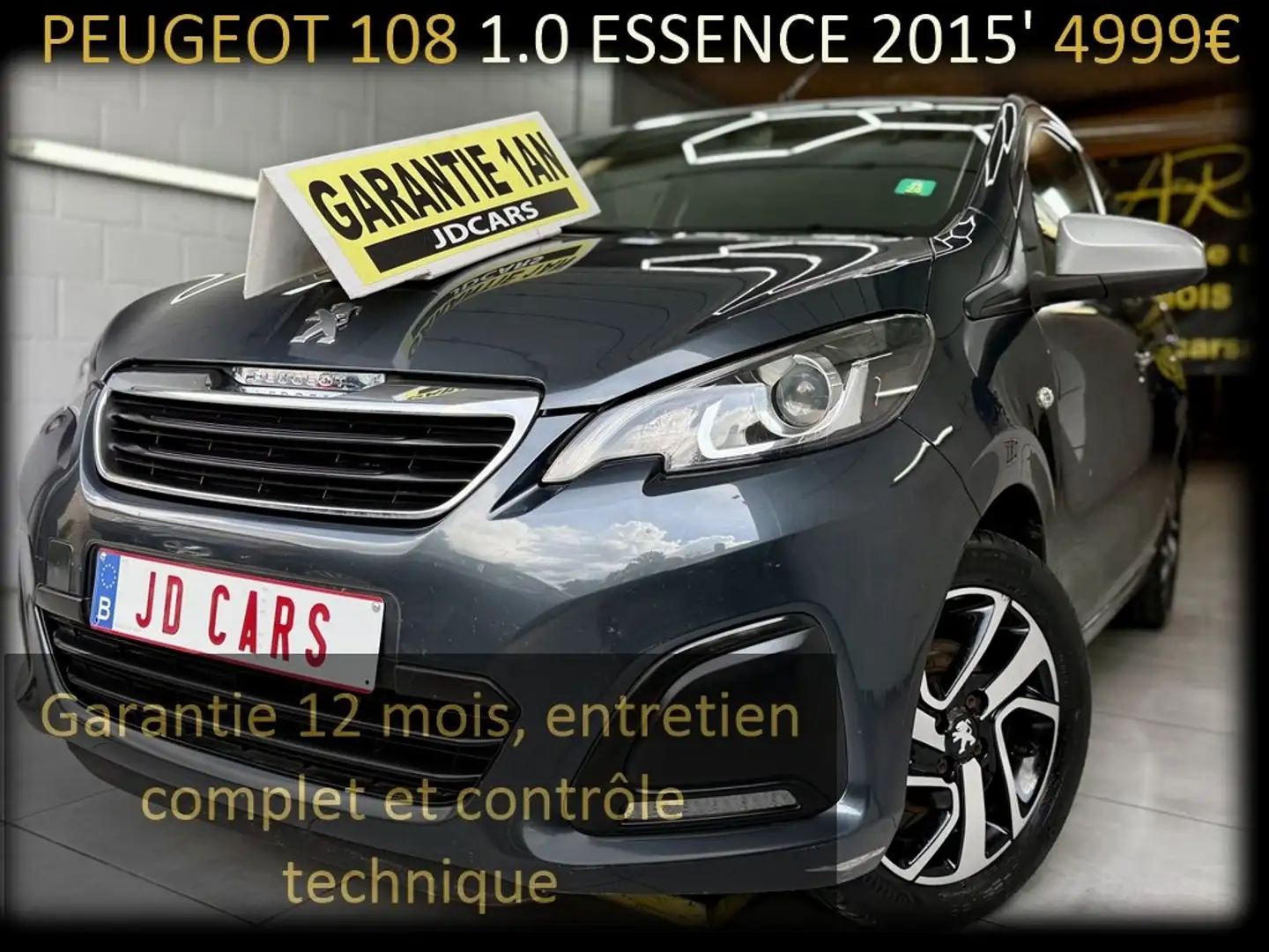 Peugeot 108 108 1.0VTI ‼️GARANTIE 1 AN CTOK‼️ Grijs - 1