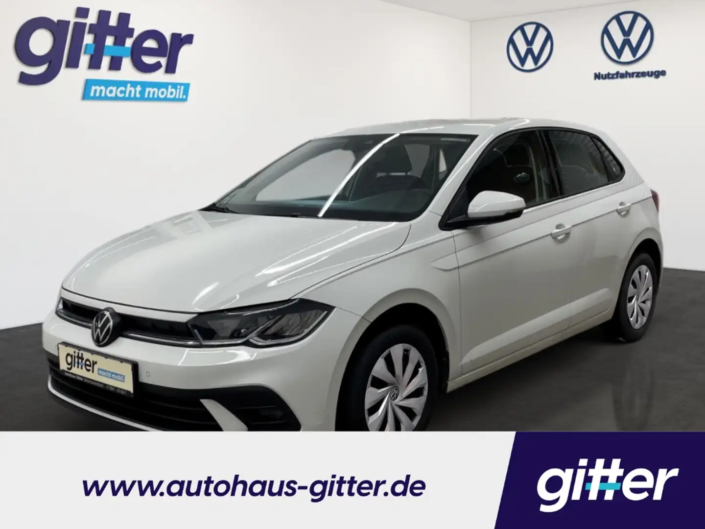 Volkswagen Polo Life GRA SHZ KLIMA ALLWETTER NEBEL LED DAB Blanc - 1