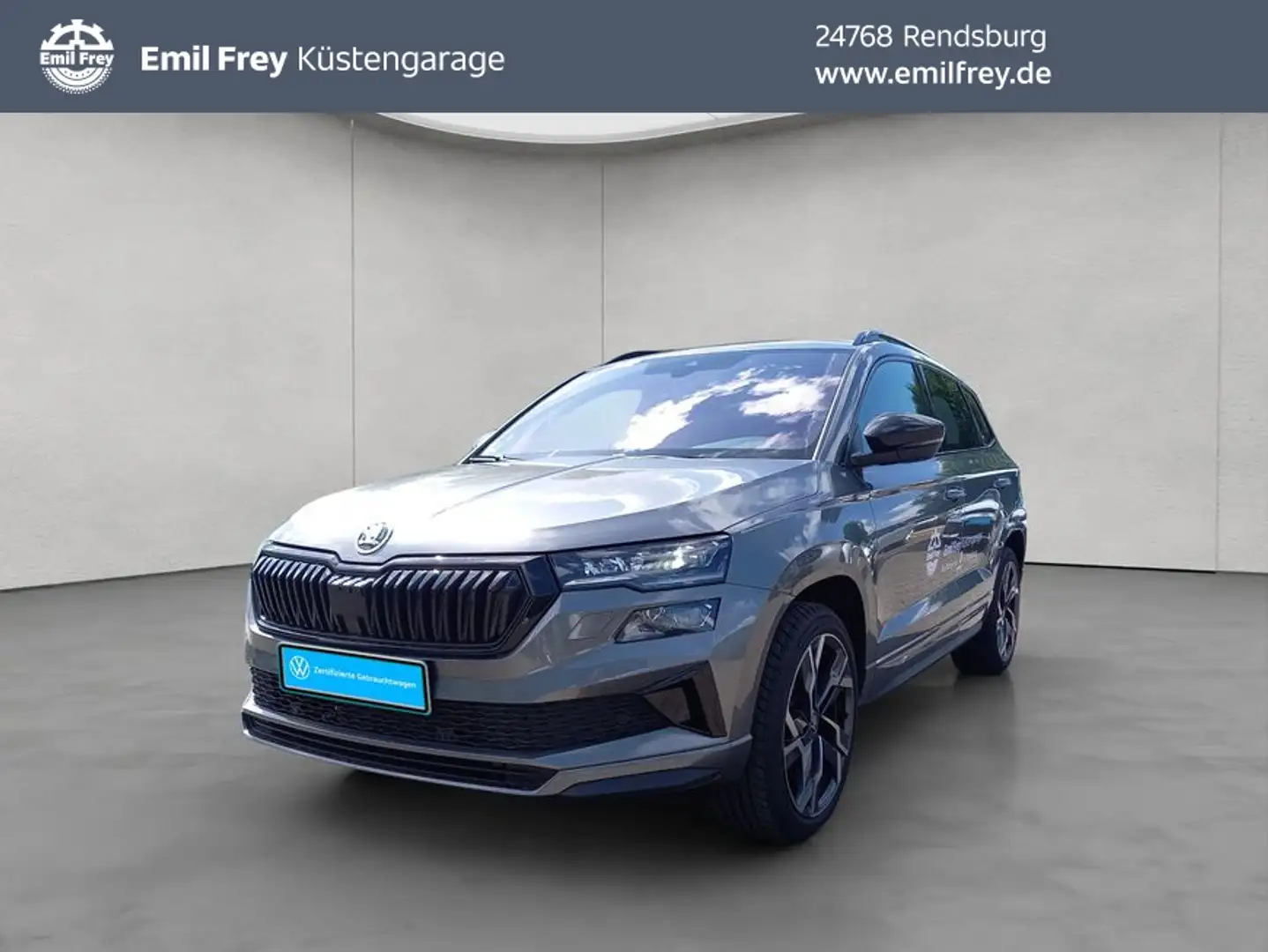 Skoda Karoq 2.0 TSI 4x4 DSG Sportline Grau - 1