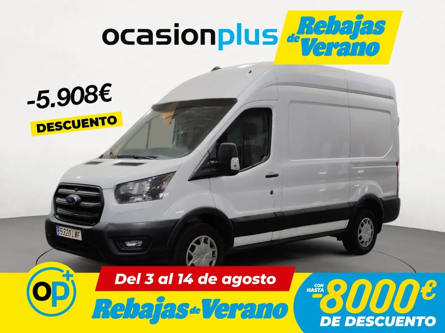 Ford Transit FT 350 L2 Van MHEV Trend Tracción Trasera Blanco - 1
