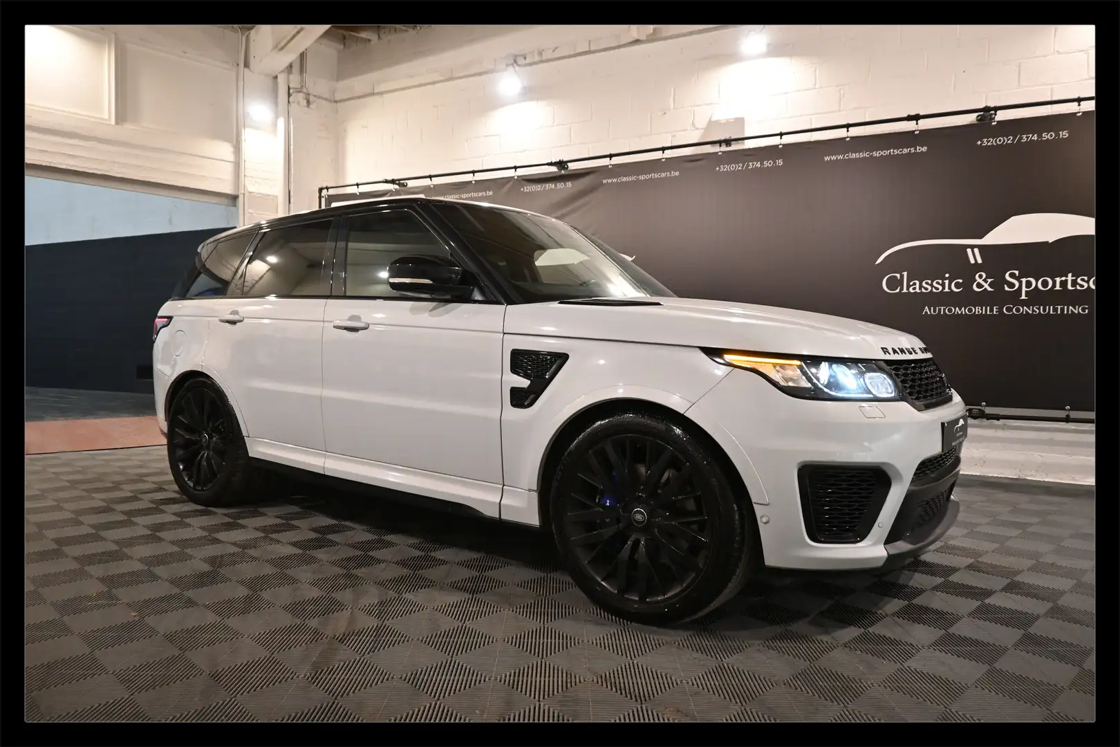 Land Rover Range Rover Sport Range Rover Sport 5.0i V8 SVR / UTILITAIRE-LICHTE Blanc - 1