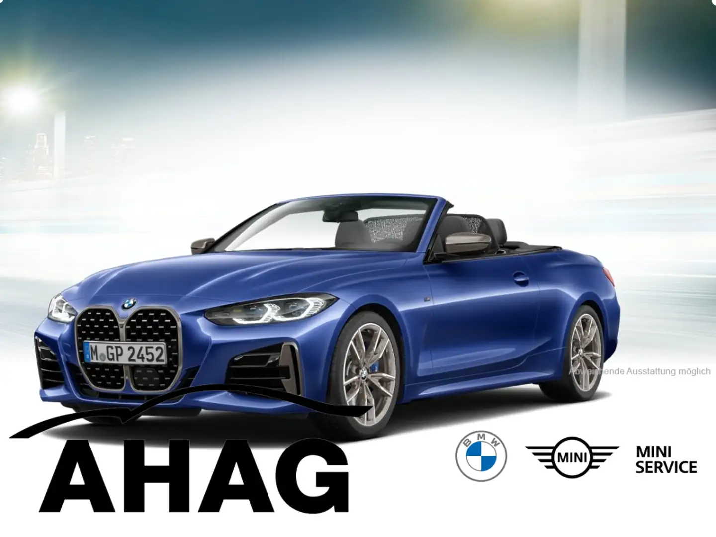 BMW 440 M440d xDrive Cabrio Laser HUD 360 H/K Sitzbelüf Blau - 1