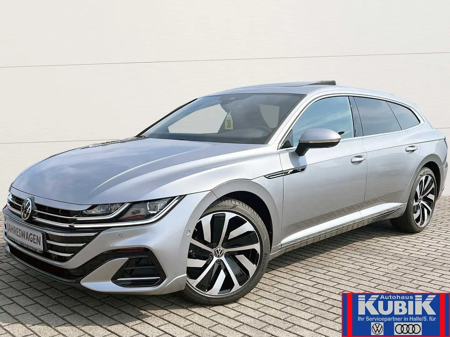 Volkswagen Arteon Shooting Brake 2.0 TDI R-Line 4motion DSG+HarmanKa Silber - 2
