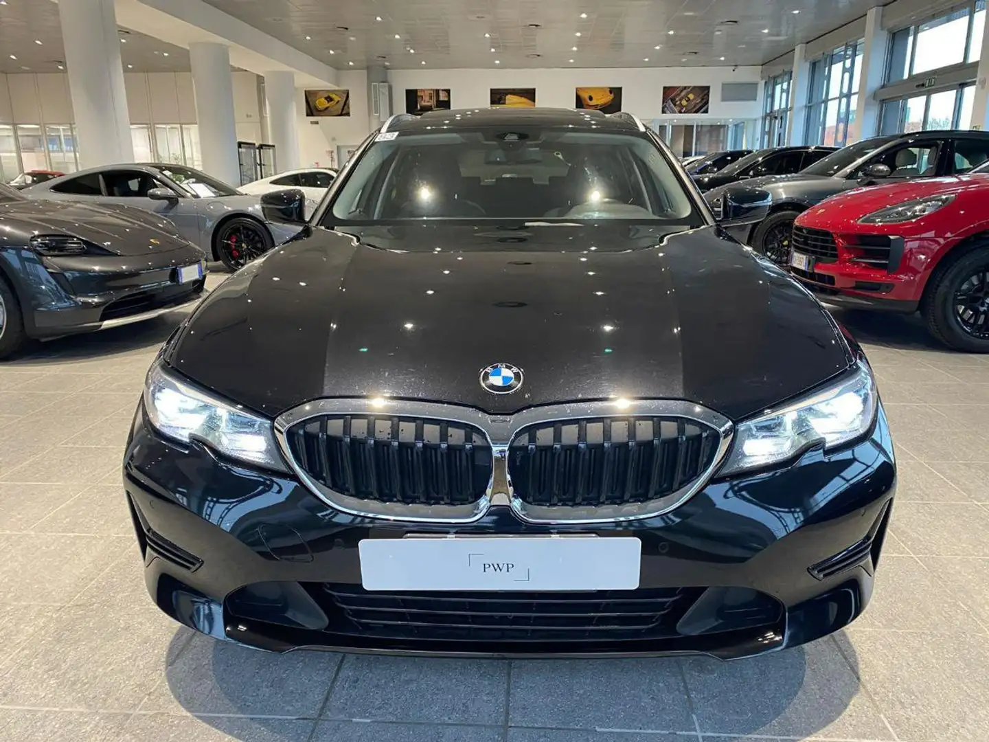 BMW 316 316 d Touring Mild Hybrid Advantage - Unico propr. Nero - 2