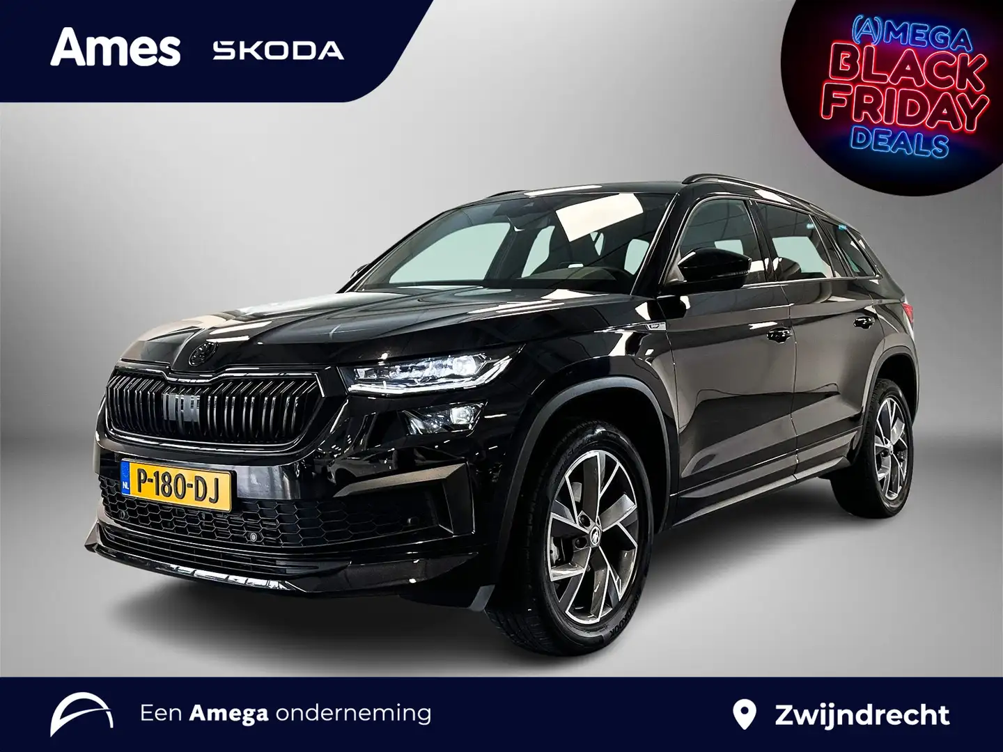 Skoda Kodiaq 1.5 150pk TSI Sportline Business Panoramisch glaze Noir - 1