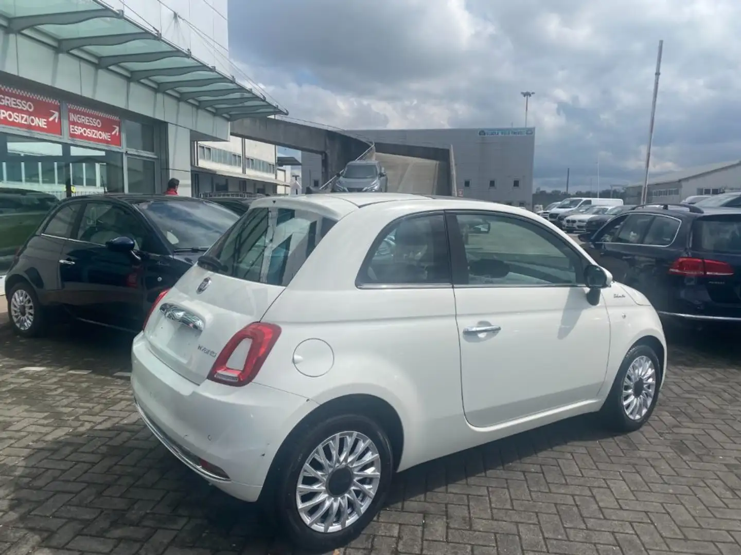 Fiat 500 1.0 Hybrid Dolcevita x commercianti Weiß - 2