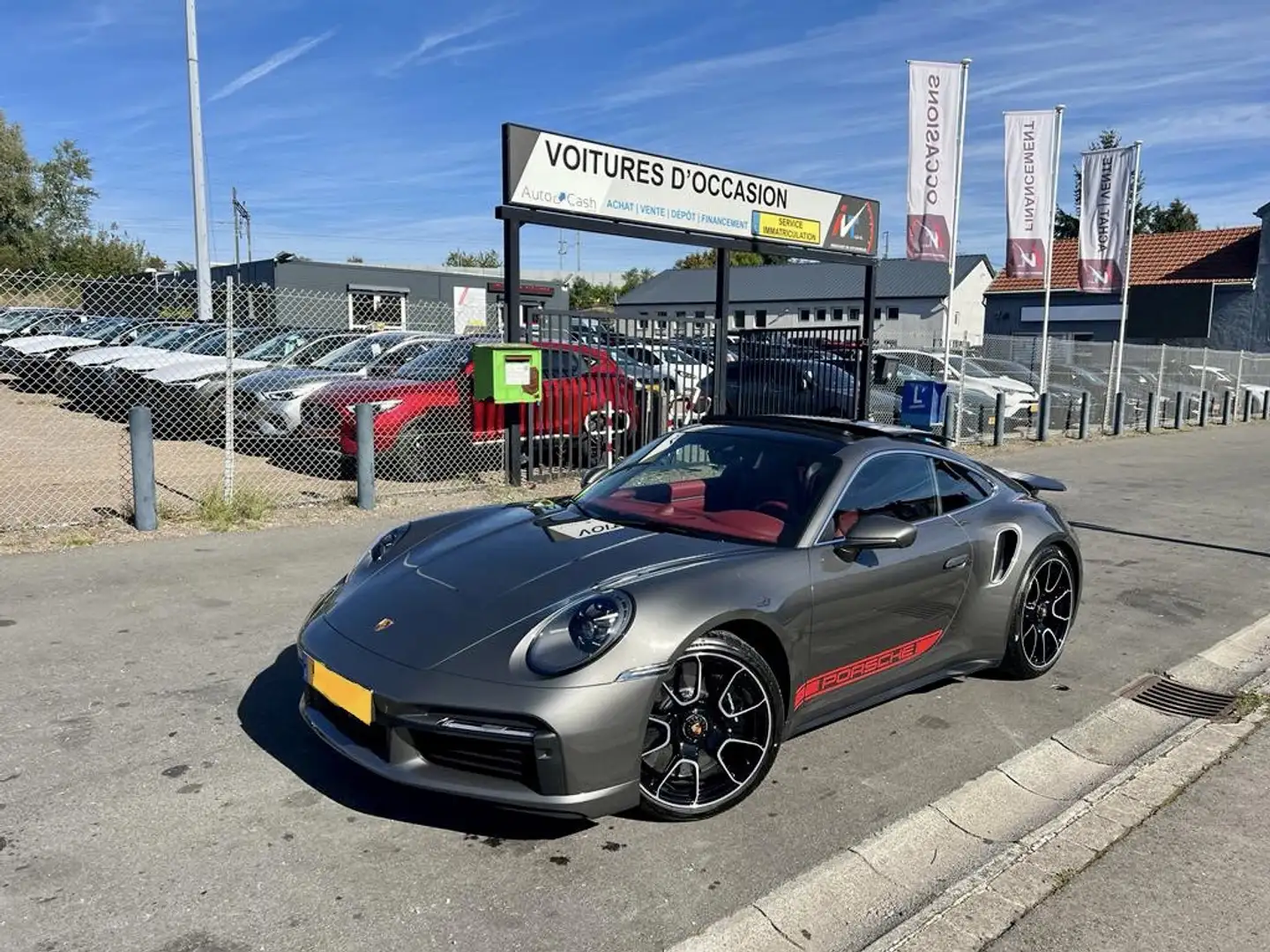 Porsche 992 911 TURBO S Gris - 1