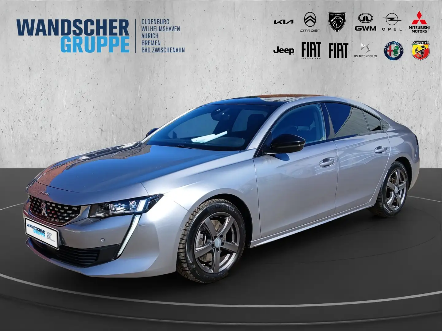 Peugeot 508 GT 2.0 HDi 180 +Navi+LED+Kam.+360+SD+SHZ Grau - 1