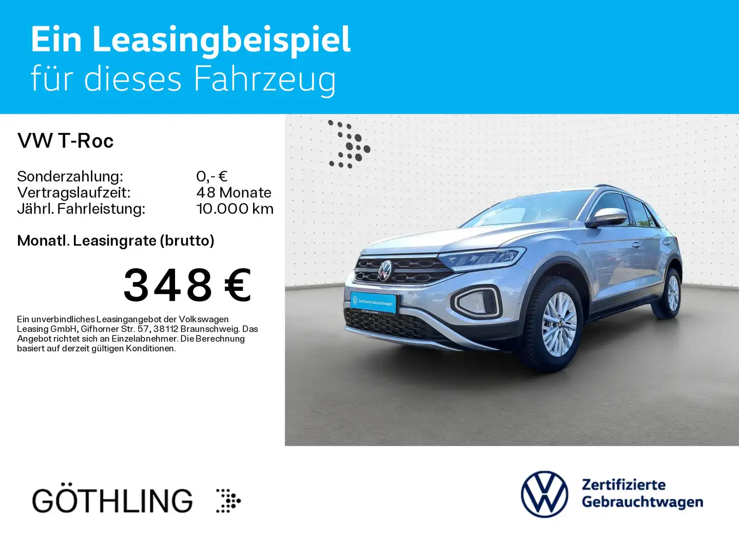 Volkswagen T-Roc Life 1.5 TSI DSG*NAVI*ASG*SHZ*LED*VIRTUAL* Plateado - 2